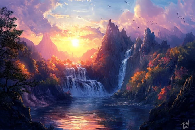 design stunning fantasy landscapes