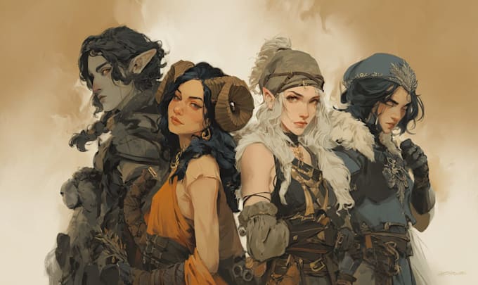 draw your dnd party