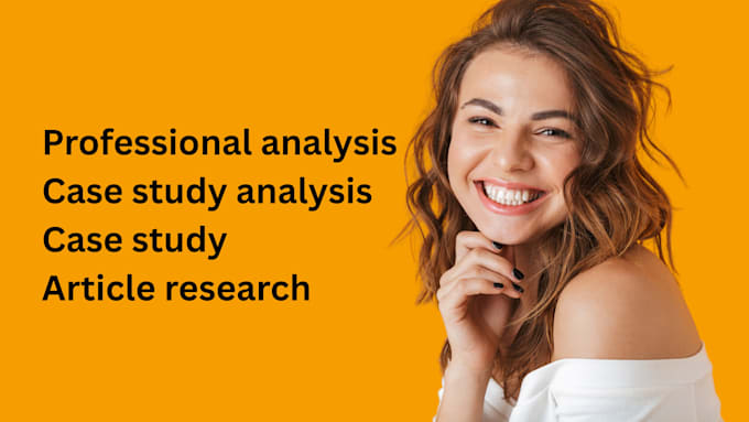 do professional case study analysis
