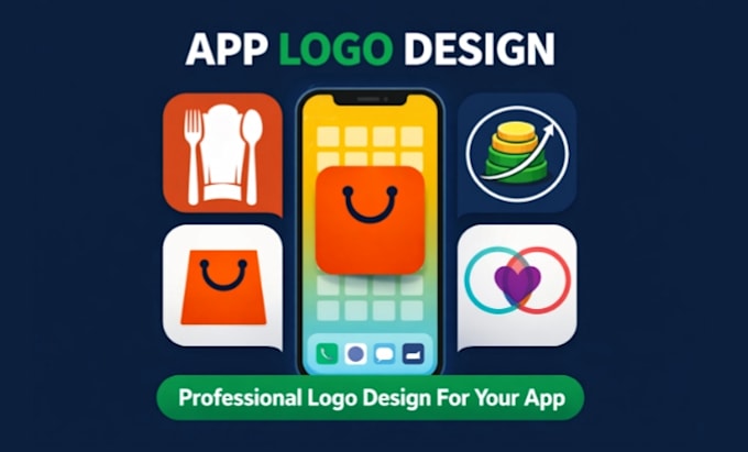 design modern and simple app logo within 24 hours