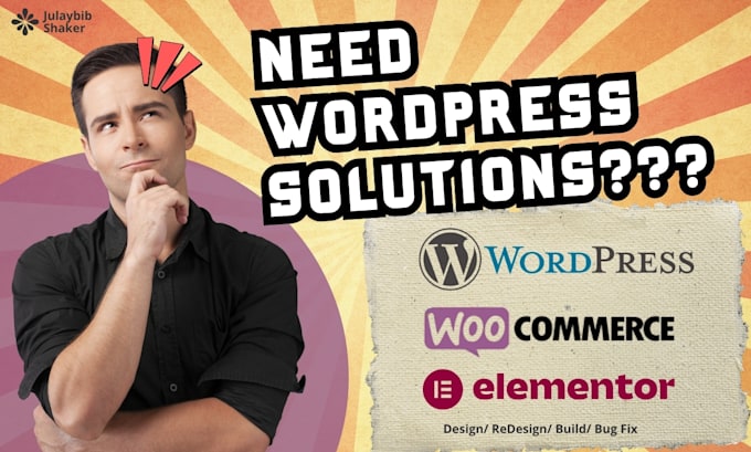 design a professional wordpress website with elementor, woocommerce, seo n speed