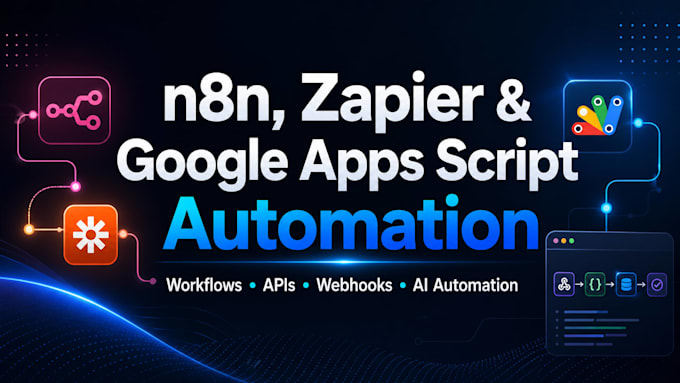 build n8n, zapier, and google apps script automation