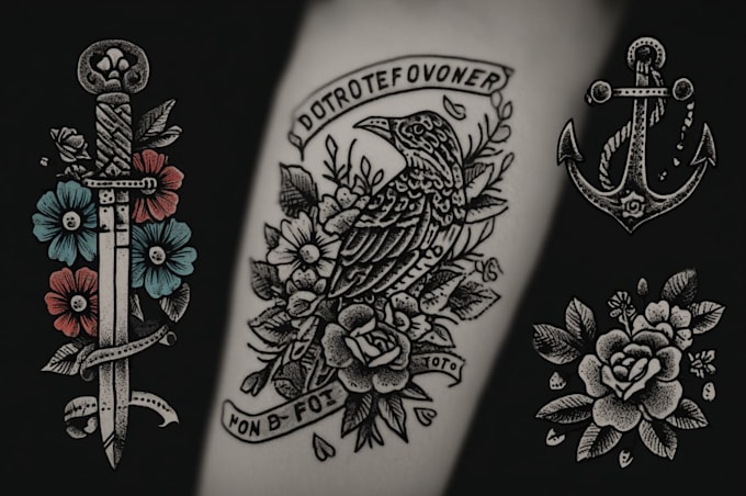 do american traditional tattoo style by request