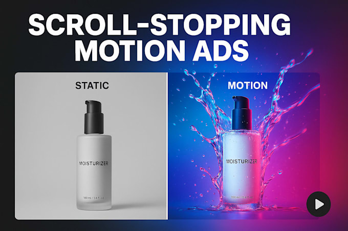 Rolling Picture Add Create a scroll stopping motion graphic ad for your meta and tiktok ads ...