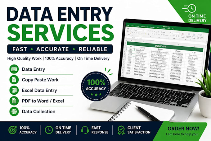 do data entry work