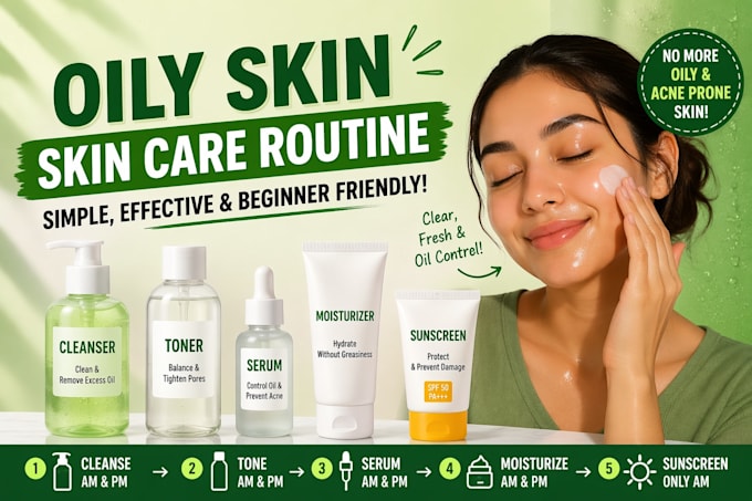 design simple and effective oily skin care routine thumbnail