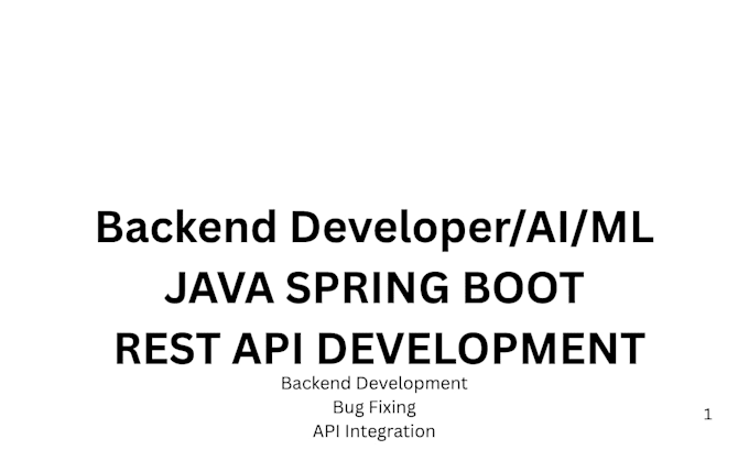 do java ai ml phyton development
