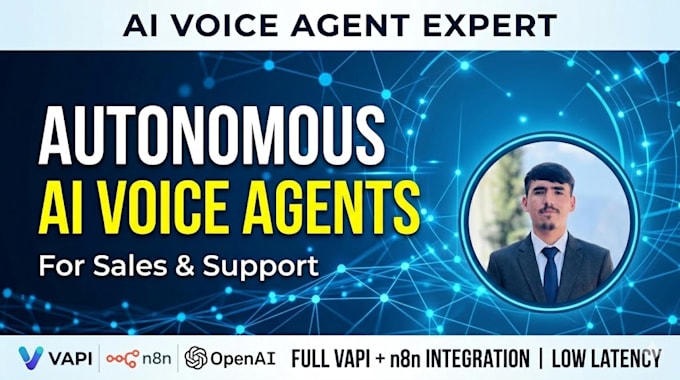 build autonomous ai  voice agent for sales  support  via vapi and n8n