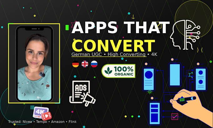 create german ugc app and saas demo videos that convert