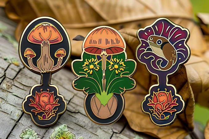 design an original enamel pin for you