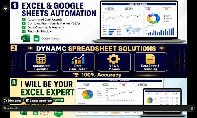 do excel automation and advanced formulas