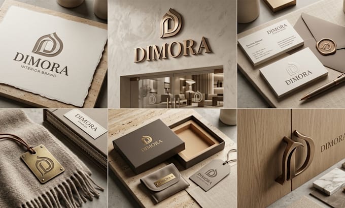 do custom modern minimalist luxury business premium logo design
