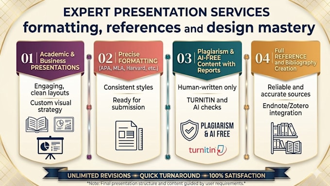 presentation and speaker notes with references