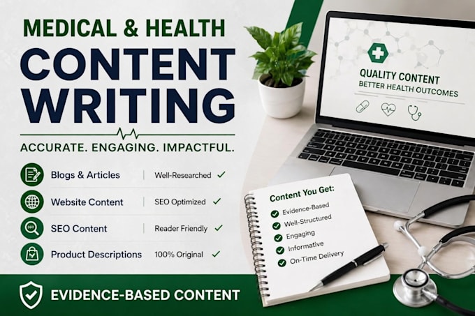 provide expert medical and scientific writing