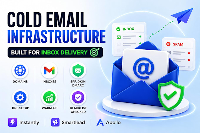 create professional cold email system with deliverability