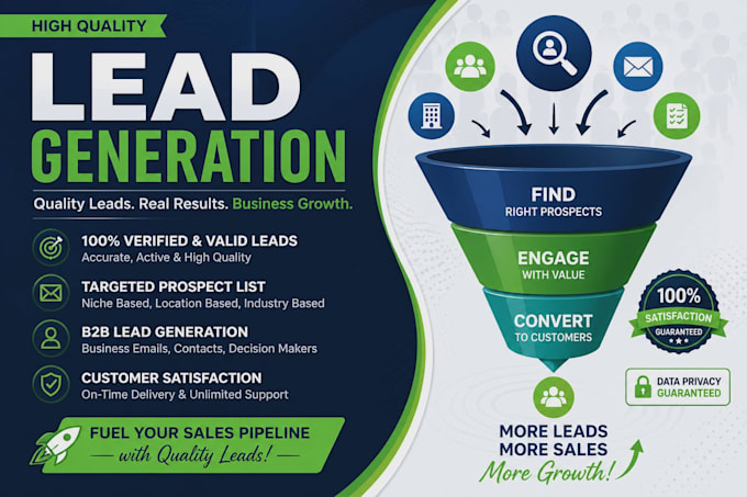 do b2b lead generation web research