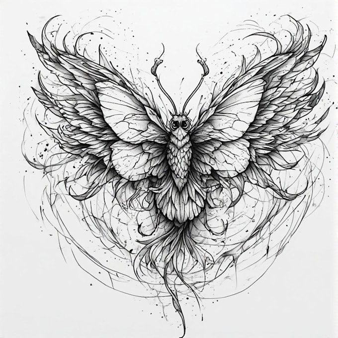 design a modern and minimalist tattoo design