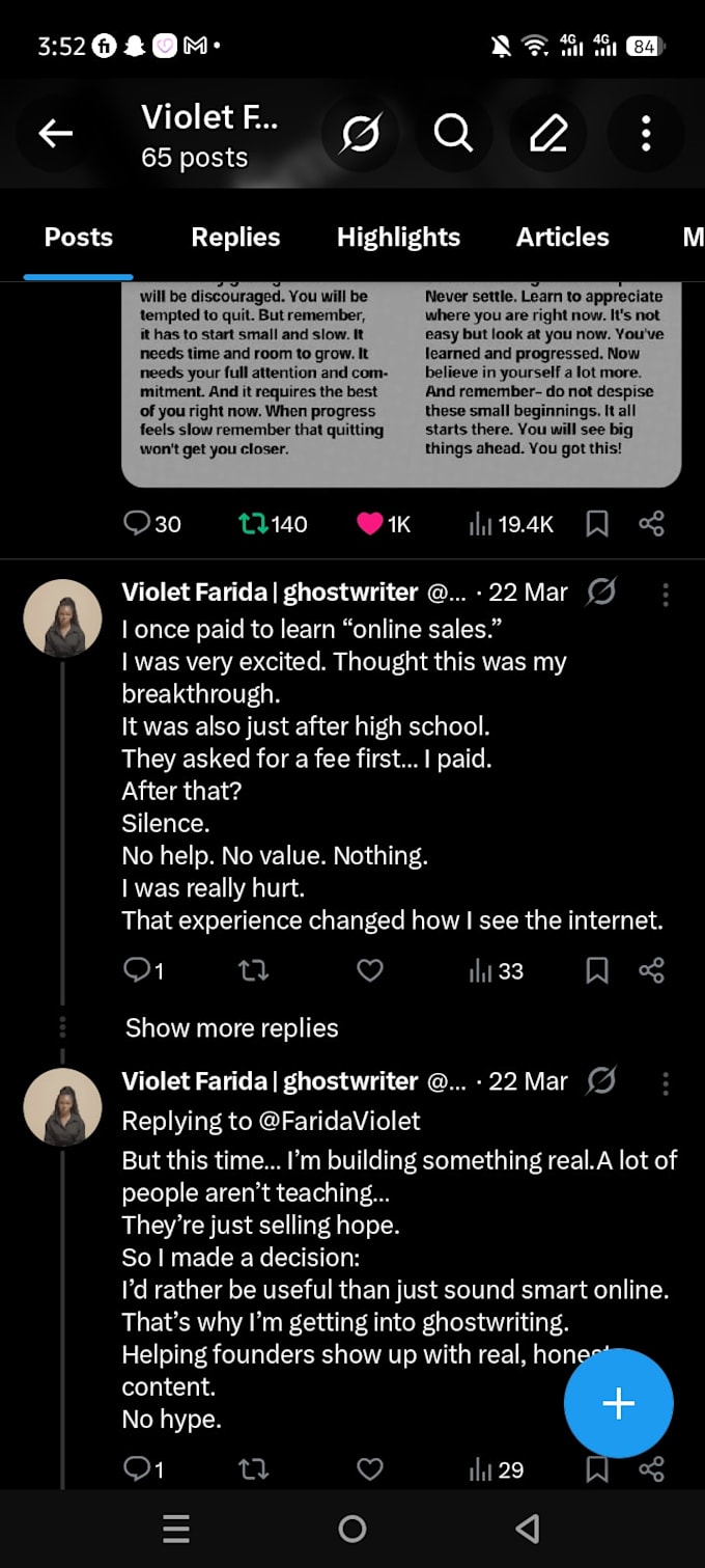 ghostwrite twitter x posts that grow your audience