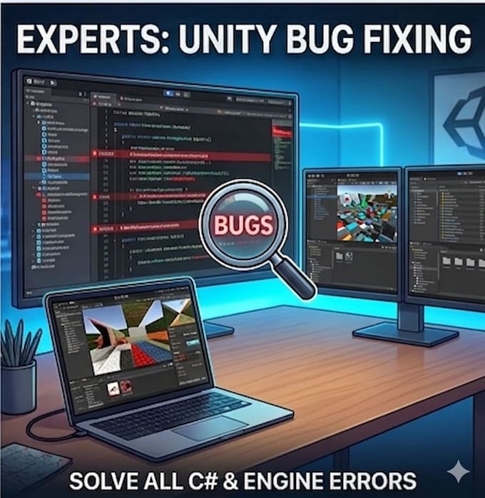 fix unity bugs, errors, crashes and optimize your project