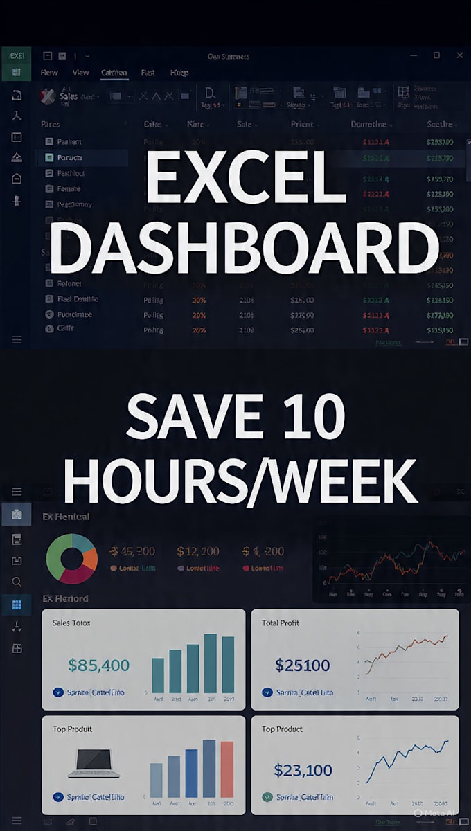 Create an automated excel dashboard to save you 10 hours weekly by ...