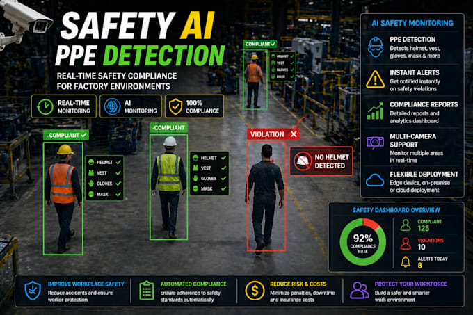 Build real time ai ppe detection and safety compliance system by ...