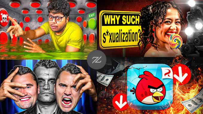 design high CTR youtube thumbnails for your channel