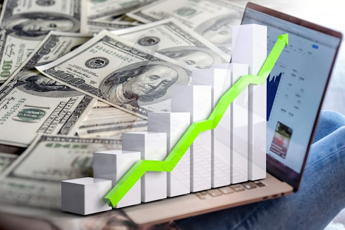 professional economic and financial infographic design
