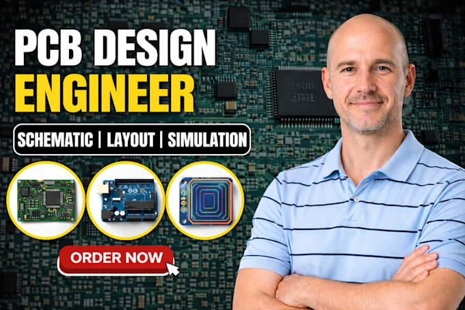 do pcb design, schematic design and iot hardware for arduino esp32 stm32