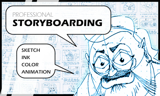 draw storyboards for animation