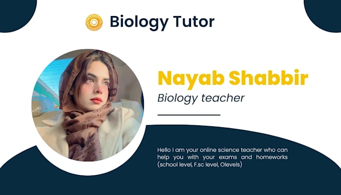 be your tutor for biology