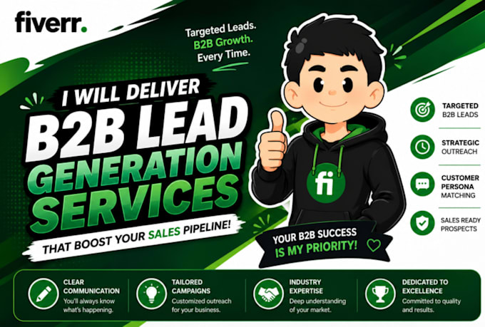 build qualified b2b leads list for you