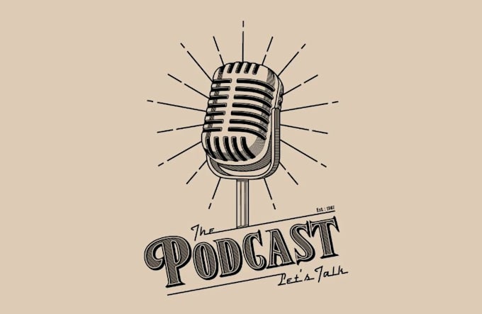 create broadcast logo with media branding style