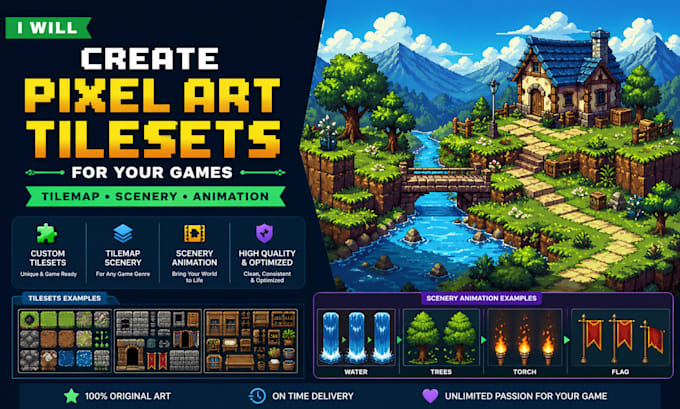 Créer des tilesets en pixel art pour vos jeux et l'animation de décor ...