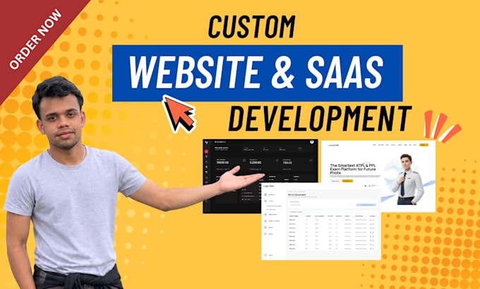 build a custom website and saas solution