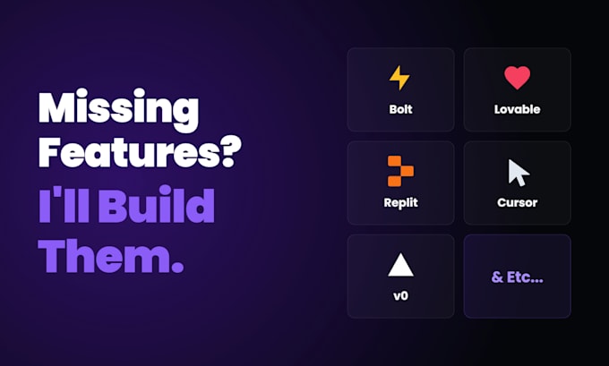 add features to your vibe coded or ai generated website