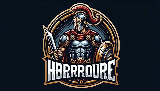 make your ancient warrior mascot logo in one day