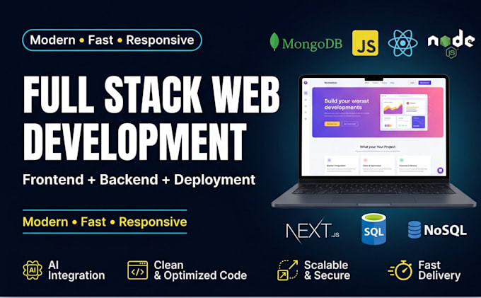 build a modern custom full stack web application with ai integration