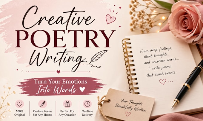 write creative stories and poems