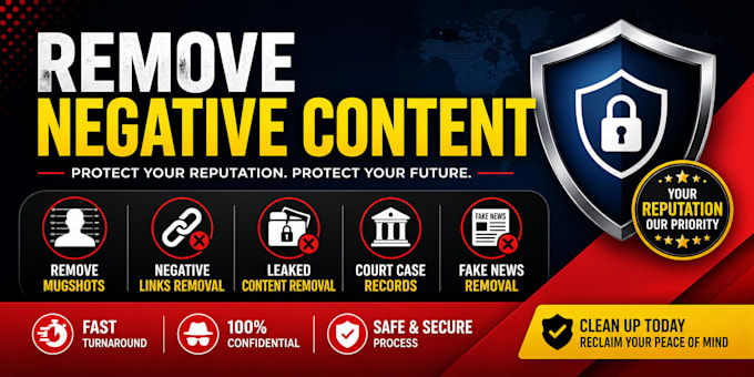 remove mugshots erase negative links arrest records on google search