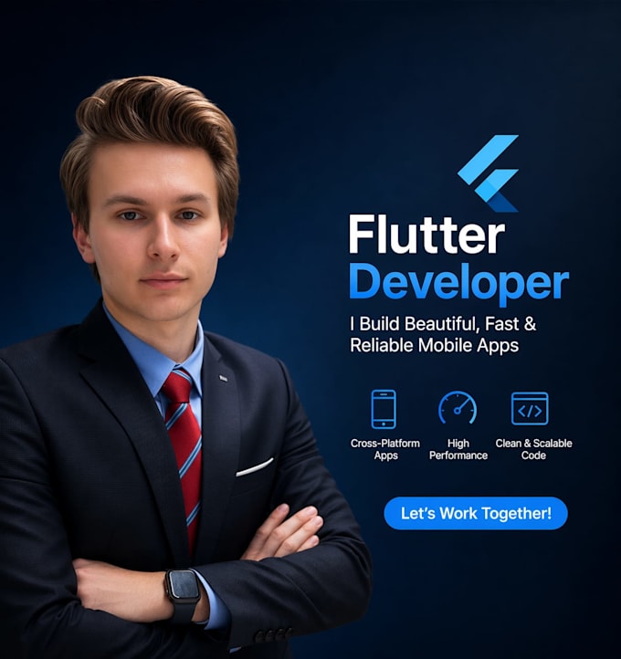 do mobile app development with flutter for you for you
