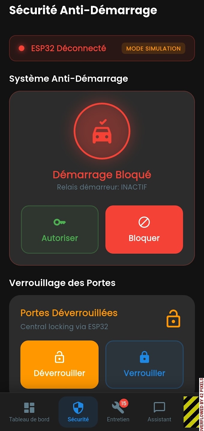 create your iot vehicle app with esp32 and flutter