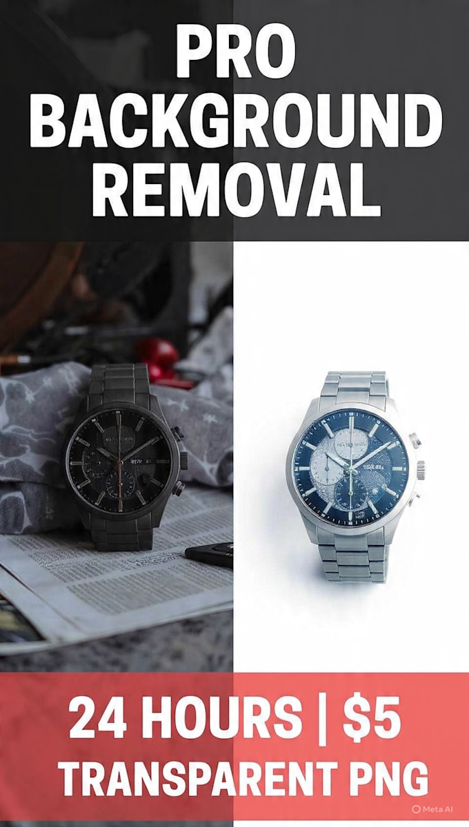 professional background removal in 1 hour