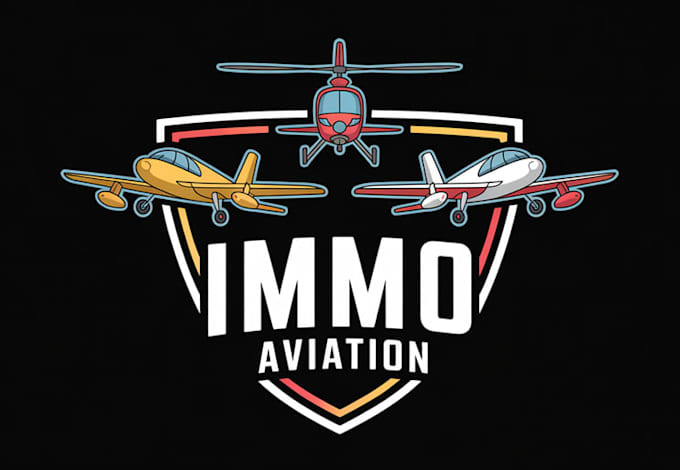 create professional aerospace company logo