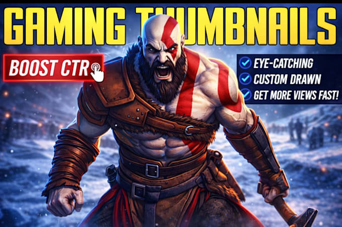 design youtube thumbnail professionaly
