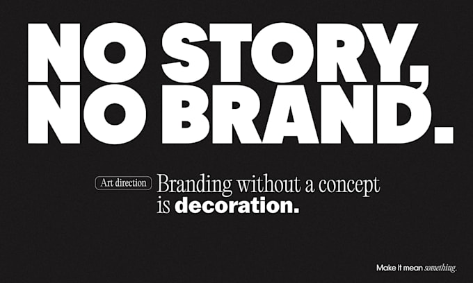 develop your brand art direction, visual language and typography system