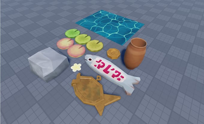 create stylized handpainted 3d assets for roblox games