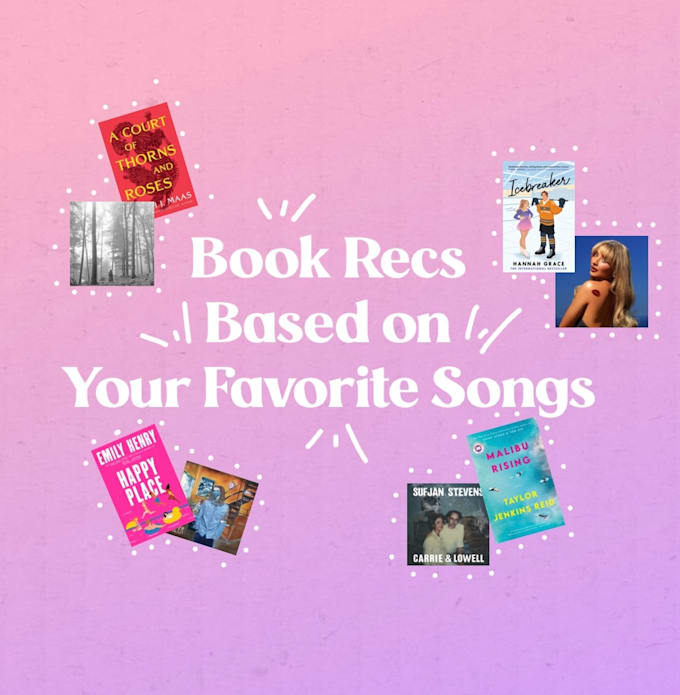 provide book recommendations based on your favorite songs
