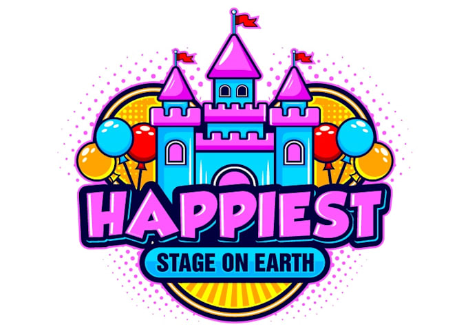design luxury bounce house logo