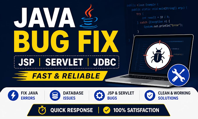fix java bugs and debug your code fast