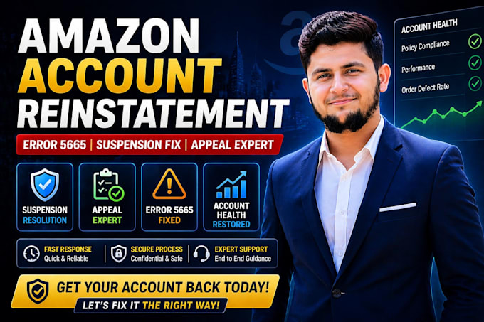 fix amazon suspension, error and reinstate account